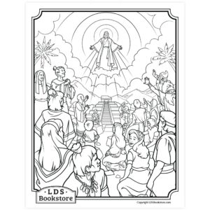Behold My Beloved Son Coloring Page Printable