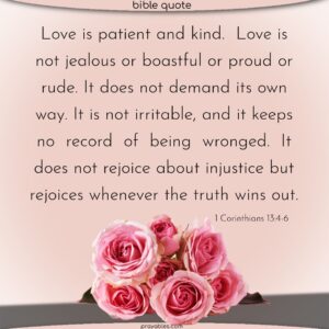 Bible 1 Corinthians 13 4 6 Prayables
