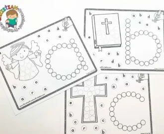 Bible ABC Dab Dot Worksheets The Crafty Classroom