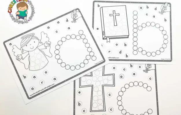 Bible ABC Dab Dot Worksheets The Crafty Classroom