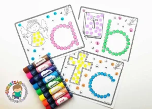 Bible ABC Dab Dot Worksheets The Crafty Classroom