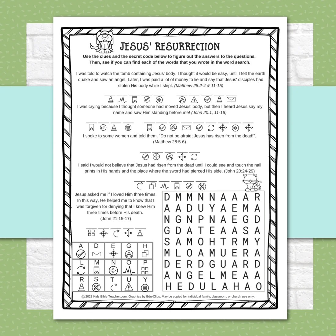 Bible Activity Pages For Kids Bible Worksheets Kids Bible Teacher