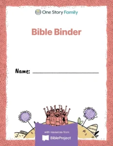 Bible Binder One Story Family