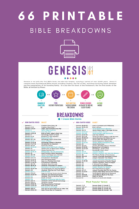 Bible Breakdowns PRINTABLE