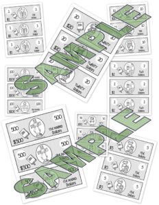 Bible Bucks BUNDLE With Color And Black White Religious Incentive Made By Teachers