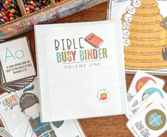 Bible Busy Binder Printable Starter Kit Vol 1 Arrows And Applesauce