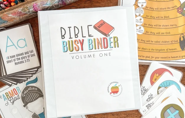 Bible Busy Binder Printable Starter Kit Vol 1 Arrows And Applesauce
