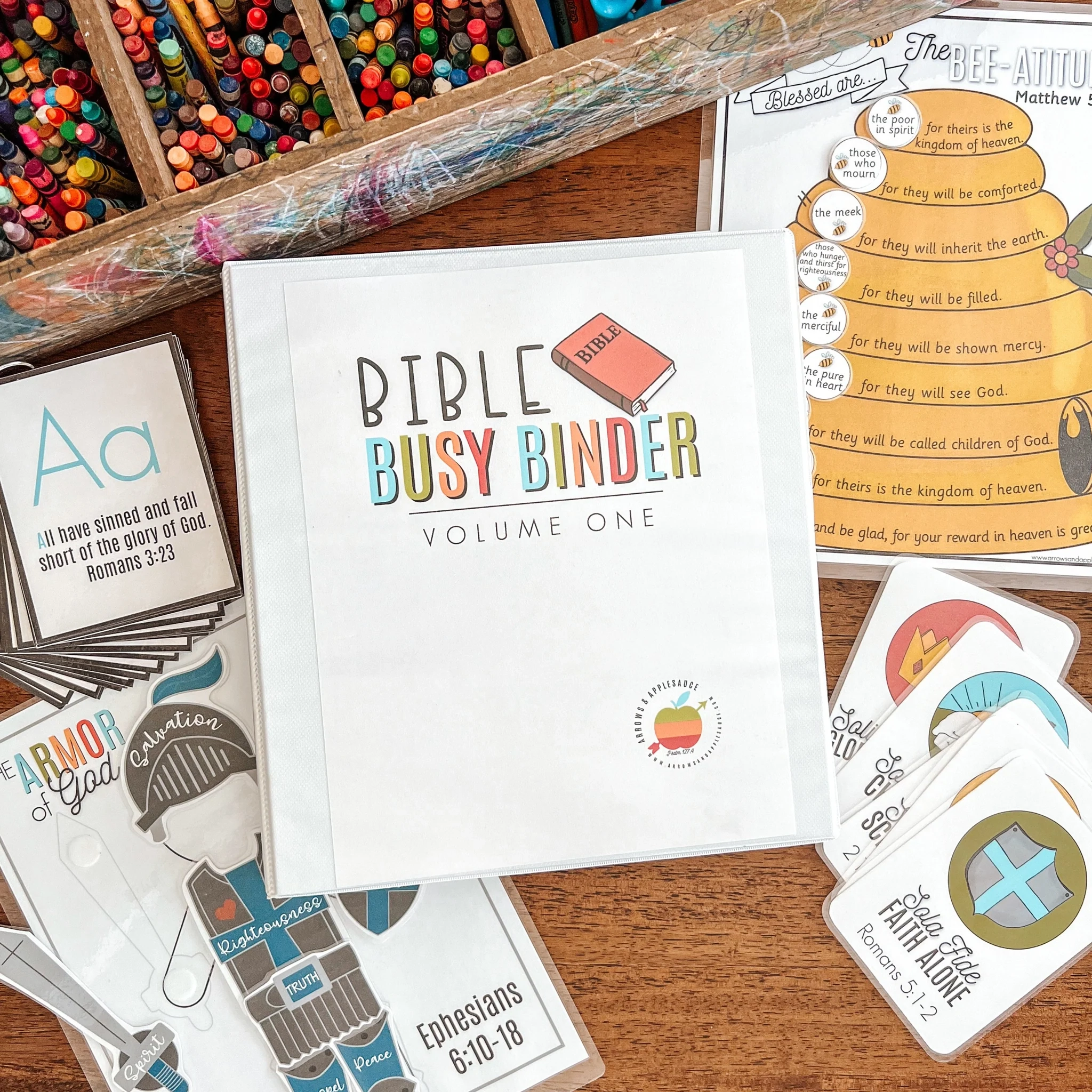 Bible Busy Binder Printable Starter Kit Vol 1 Arrows And Applesauce