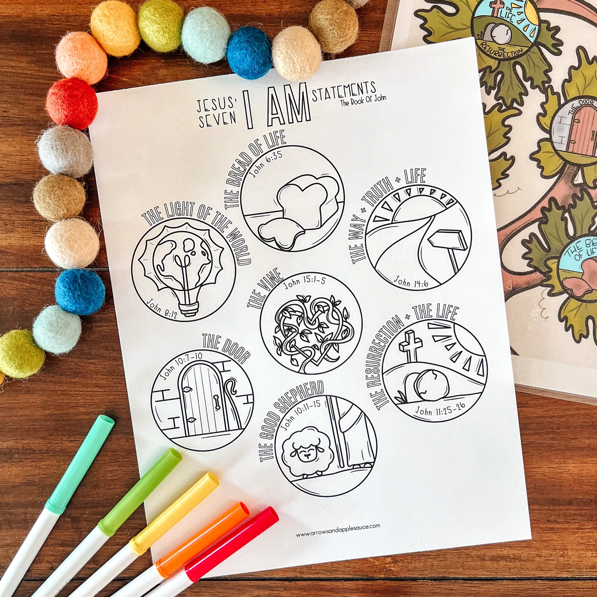 Bible Busy Binder Printable Starter Kit Vol 2 Arrows And Applesauce