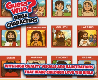 Bible Character Guess Who Game Printable Christian Game Inserts Etsy Israel