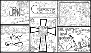 Bible Coloring Pages For Kids Download Now Free Christian PDF Printables