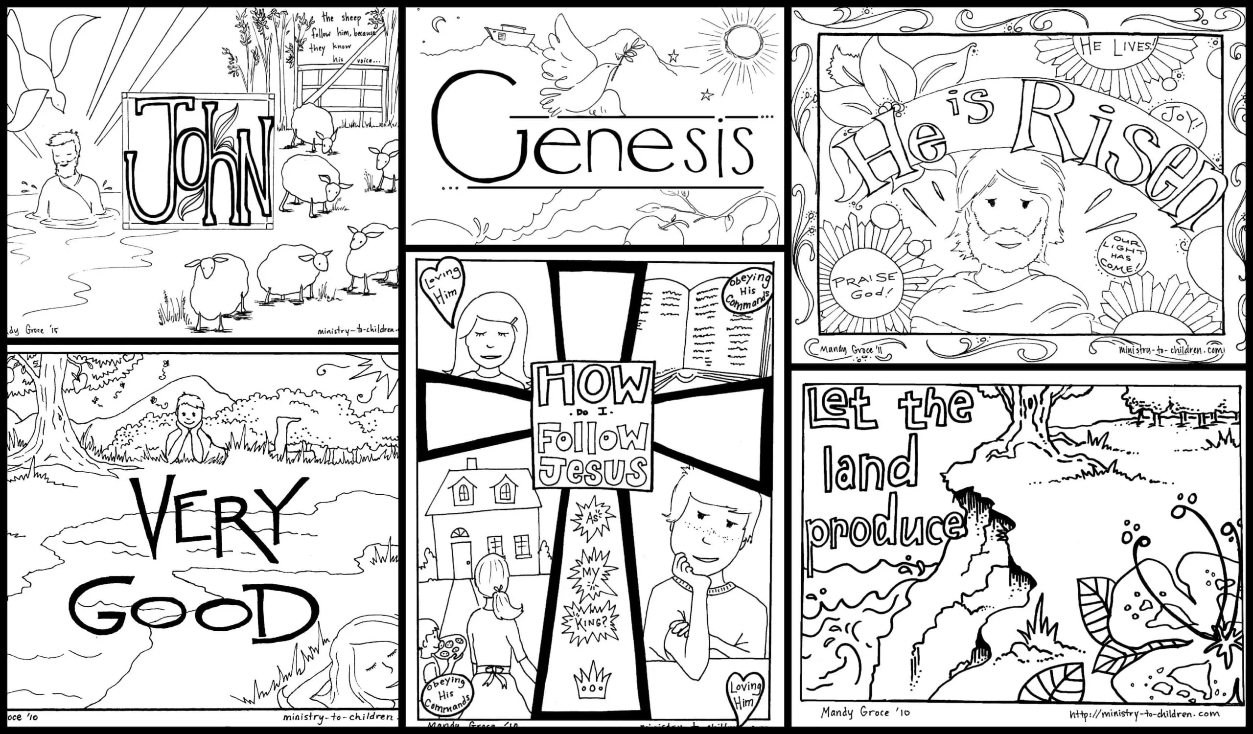 Bible Coloring Pages For Kids Free PDF Christian Coloring Sheets For Kids Sunday School 