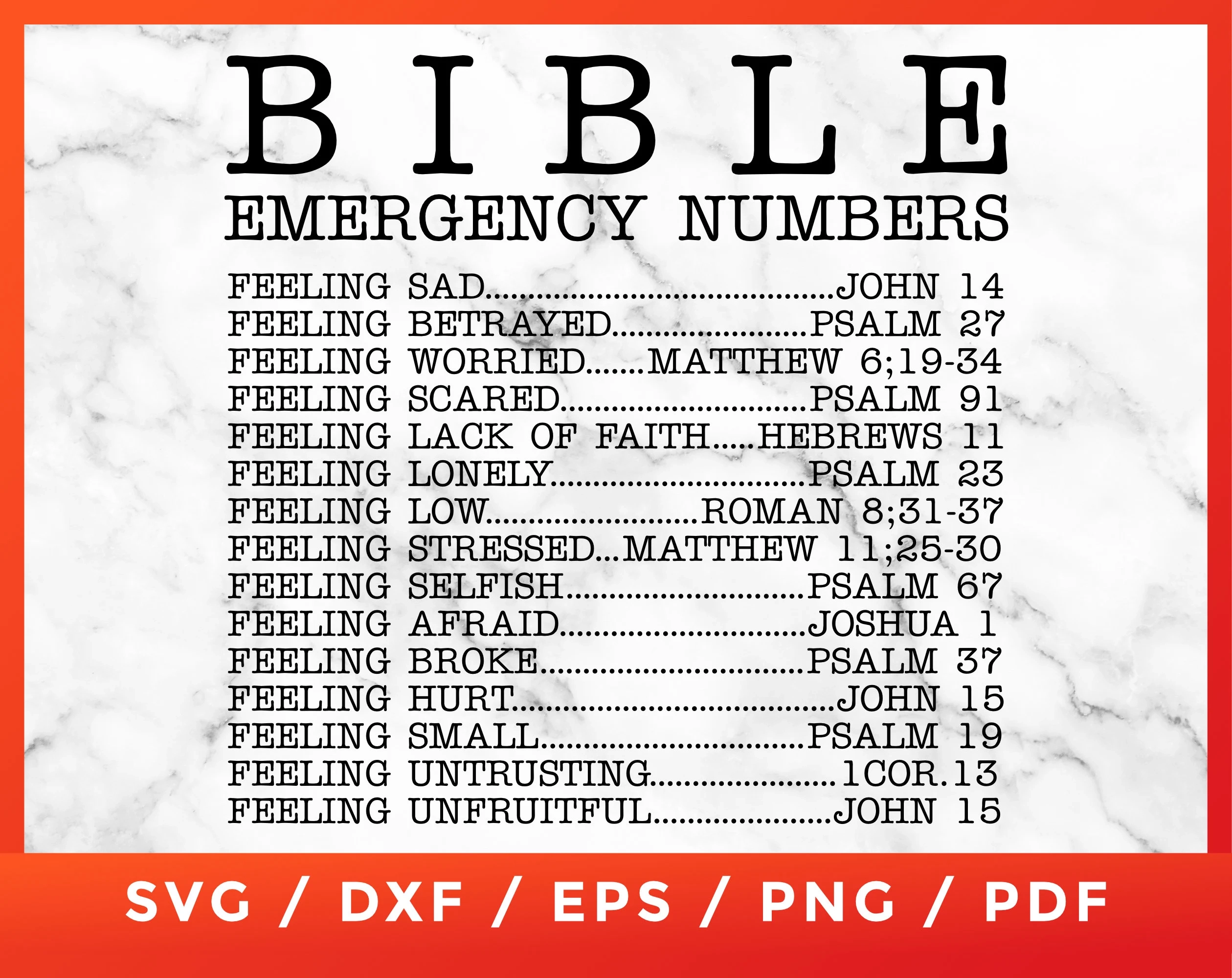 Bible Emergency Numbers SVG Bible Emergency Hotline Jesus Numbers Christian For Cricut Silhouette Cameo Cut Files Vinyl Clip Art Download Etsy Sweden