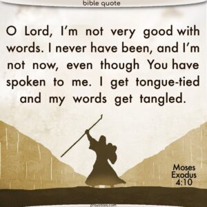 Bible Exodus 4 10 Prayables