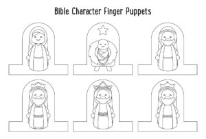 Bible Finger Puppets 10 Free PDF Printables Printablee