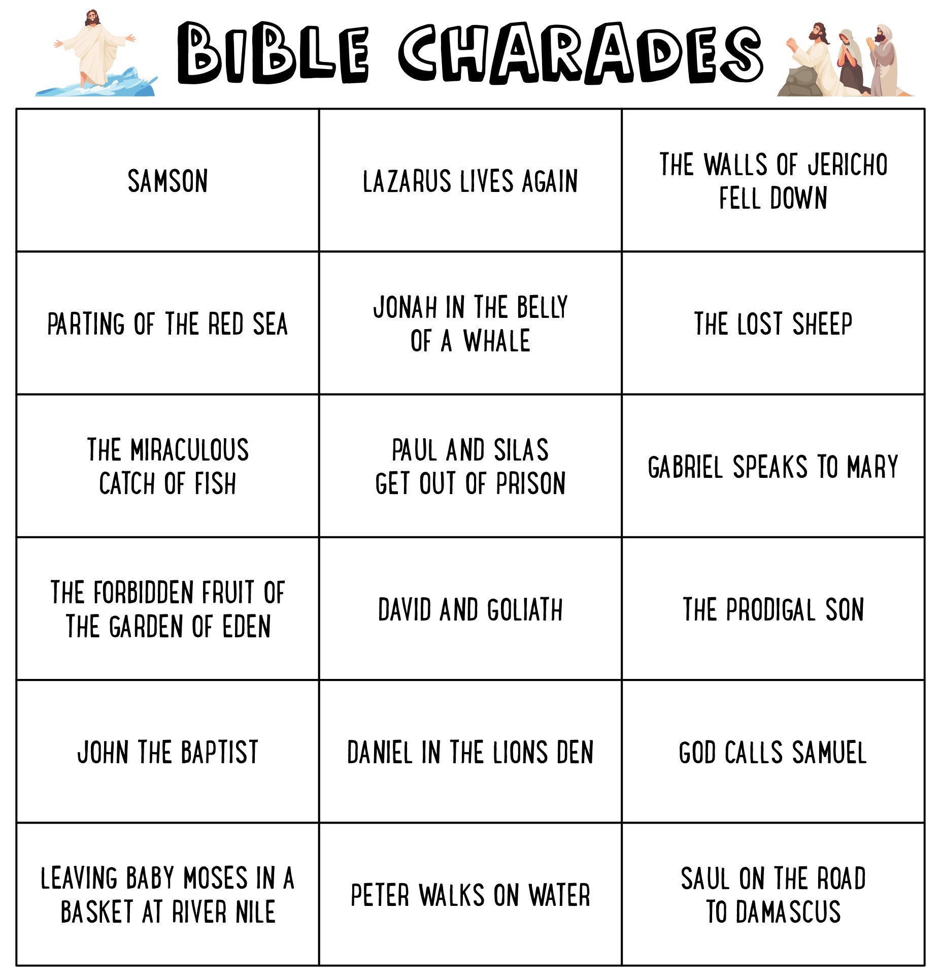 Bible Games Fun 10 Free PDF Printables Printablee