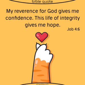 Bible Job 4 6 Prayables