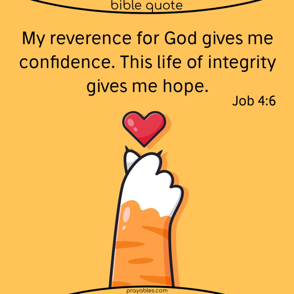 Bible Job 4 6 Prayables