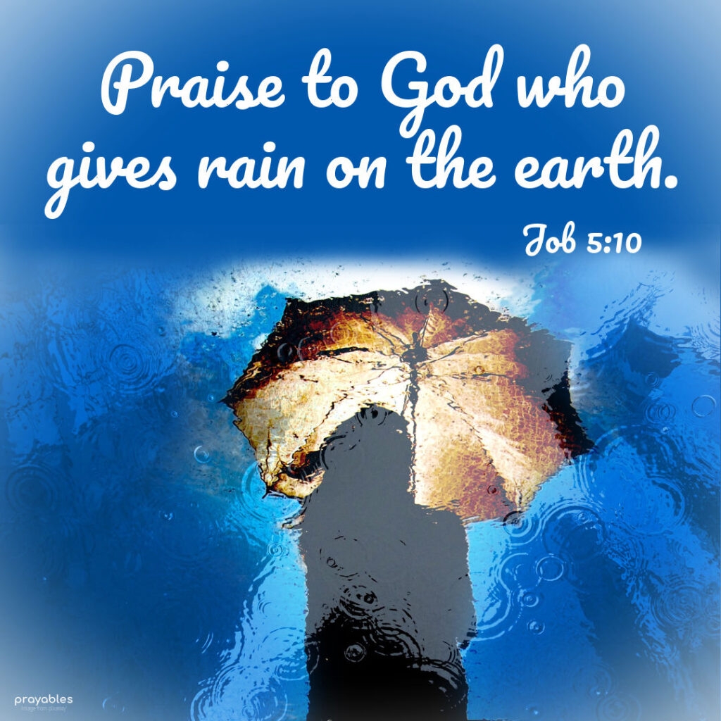 Bible Job 5 10 Prayables