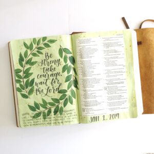 Bible Journaling With Me Acrylic Branches Scribbling Grace