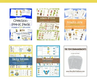 Bible Lessons For Kids Mary Martha Mama