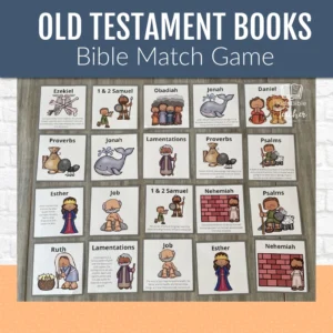 Bible Match Game For Old Testament Books Bible Games For Youth Kids Bible Teacher