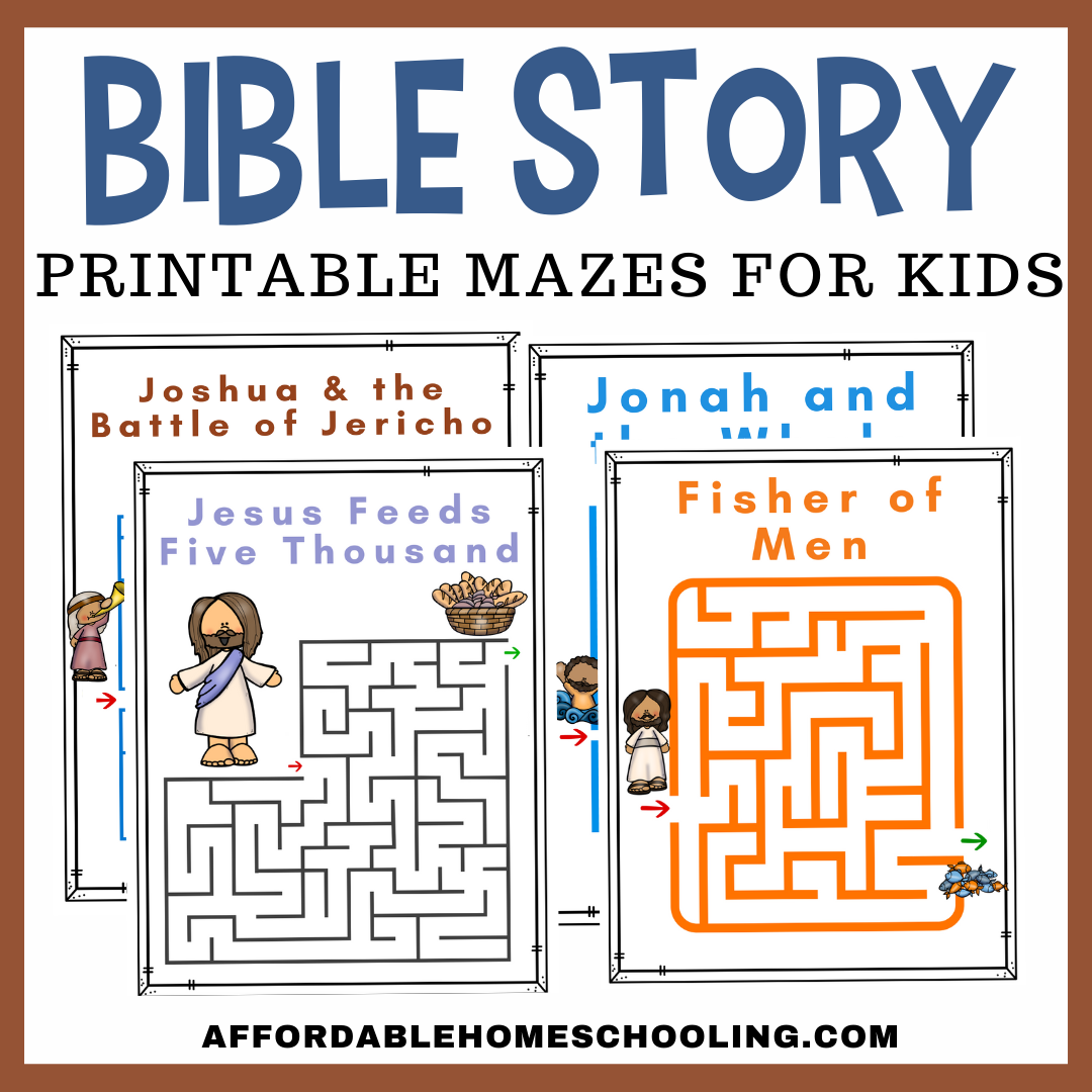Bible Mazes For Kids AllFreeKidsCrafts