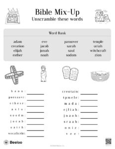 Bible Mix Up Beeloo Printable Crafts And Activities For Kids