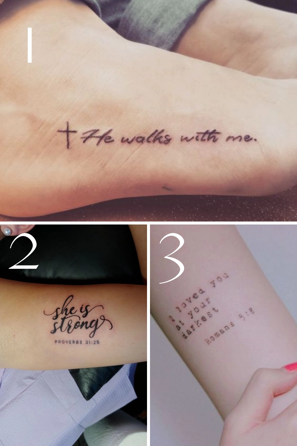 Bible Phrase Tattoosfav Events Inspirational Verse Tattoos Ideas Tattoo Glee 