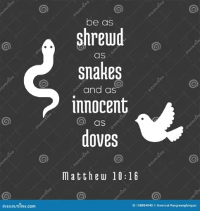 Bible Quote From Matthew About Wise As Snakes And Innocent As Doves Stock Vector Illustration Of Innocent Printable 108084945