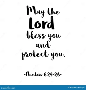 Bible Quote May The Lord Bless You And Protect You Religions Lettering Stock Illustration Illustration Of Faith Bless 161793889