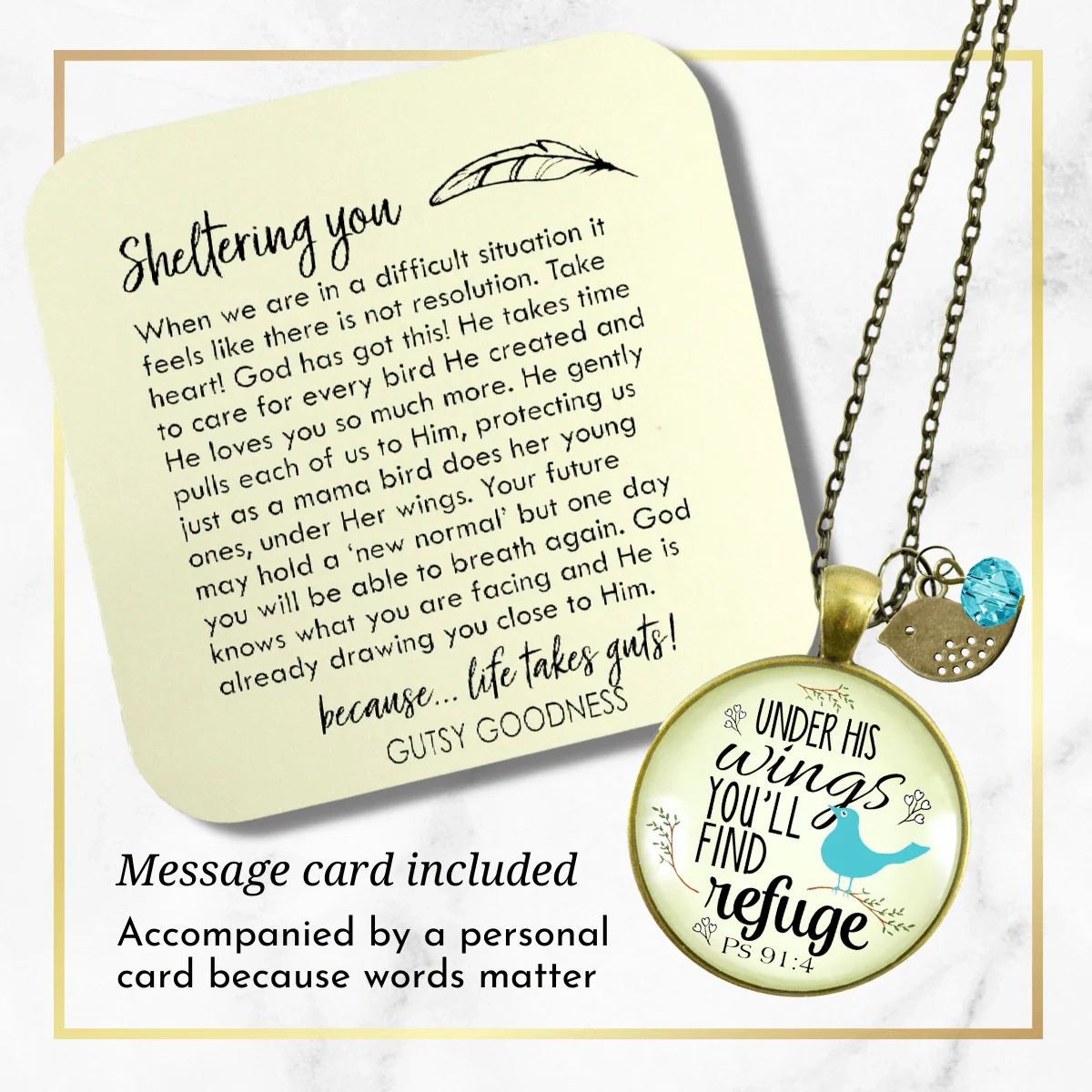 Bible Quote Necklace