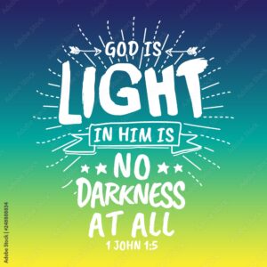 Bible Quotes 1 John Text Typography Design Vetor Stock Vector Adobe Stock