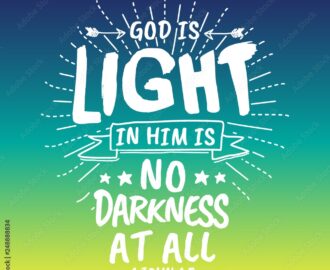 Bible Quotes 1 John Text Typography Design Vetor Stock Vector Adobe Stock