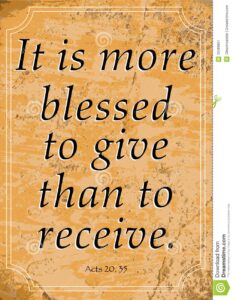 Bible Quotes About Giving To Others QuotesGram