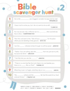 Bible Scavenger Hunt IMOM