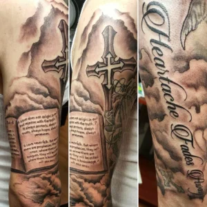 Bible Scripture Forearm Tattoos