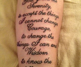 Bible Scripture Forearm Tattoos
