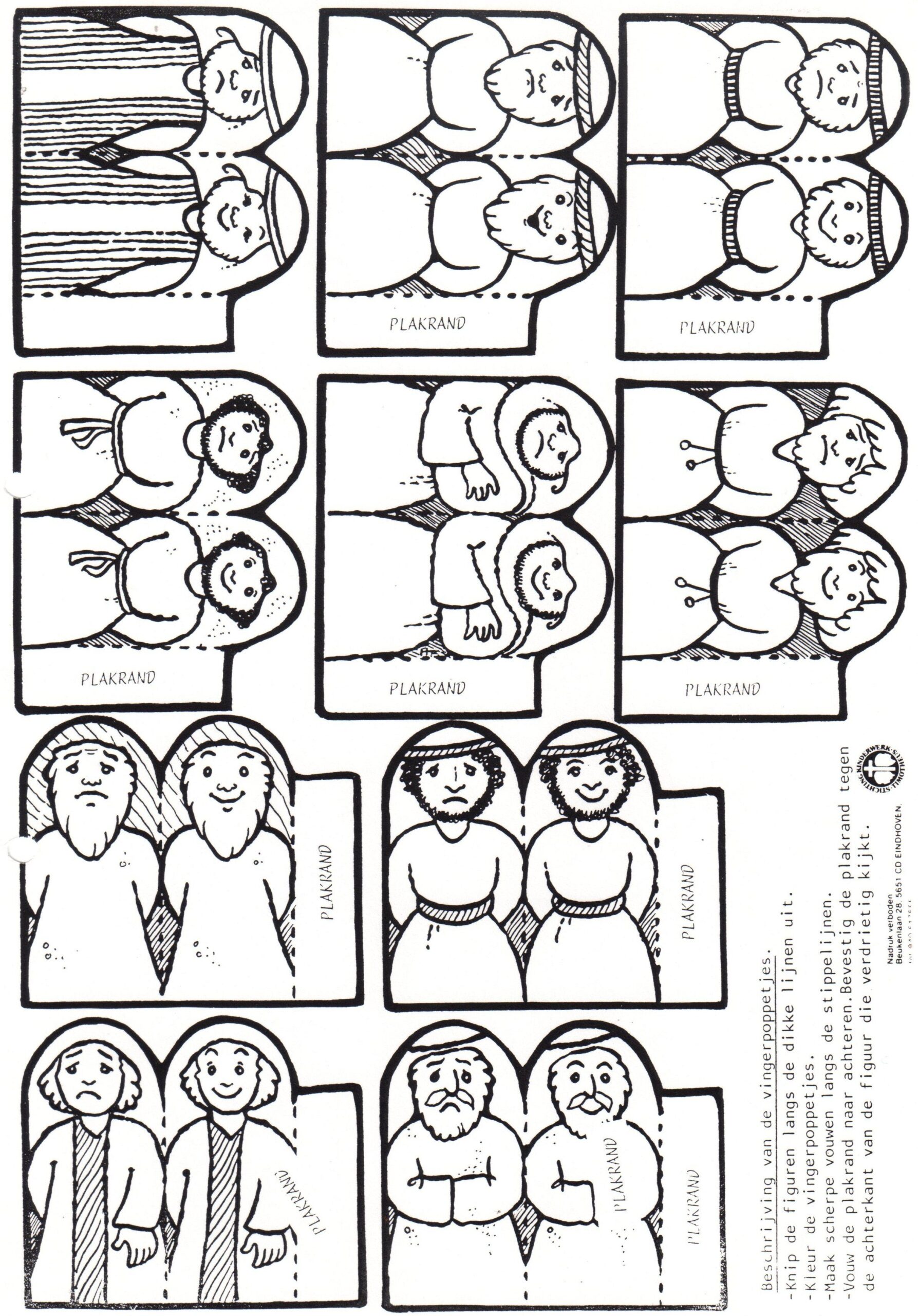 Bible Stick Puppets Free Printable