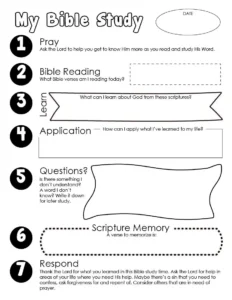 Bible Study Guide For Kids FREE Printable Wildly Anchored Faith Family Homeschool