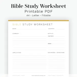 Bible Study Worksheet Fillable Printable PDF Journaling Devotional Journal Printable Bible Study Christian Diary Instant Download Etsy Hong Kong