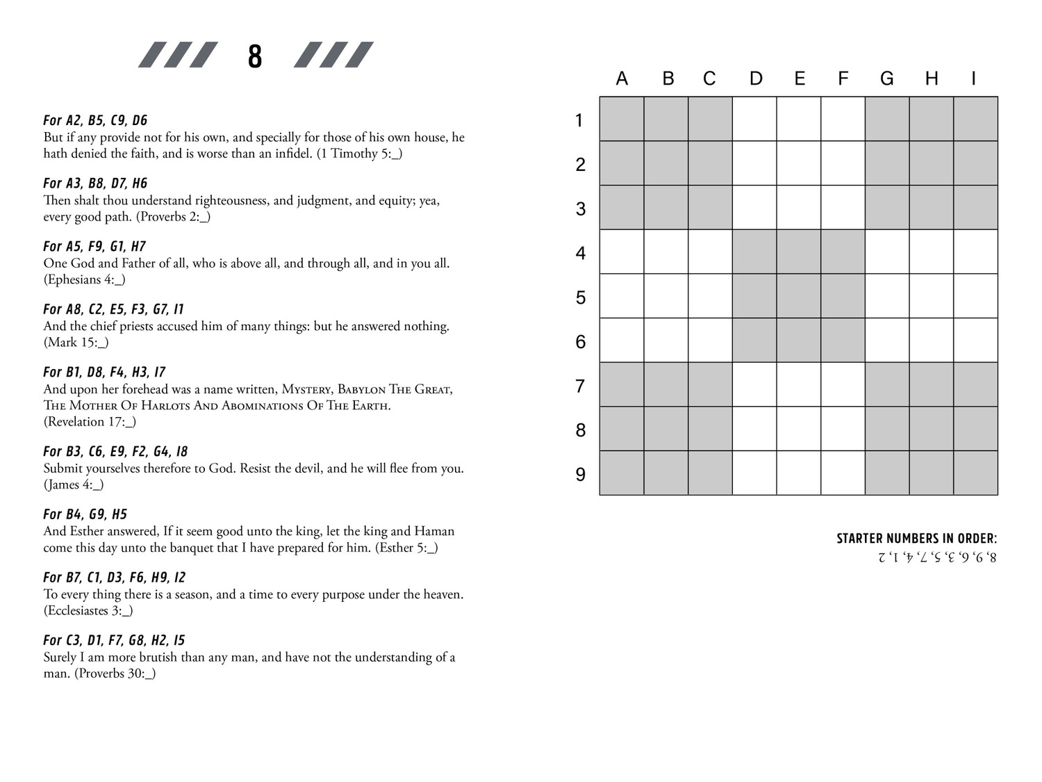 Bible Sudoku