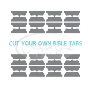 Bible Tabs SVG Digital Download Bible Journaling Instant Download Faith SVG Bible Tabs Die Cut Files SVG Files For Cricut And Cameo Etsy
