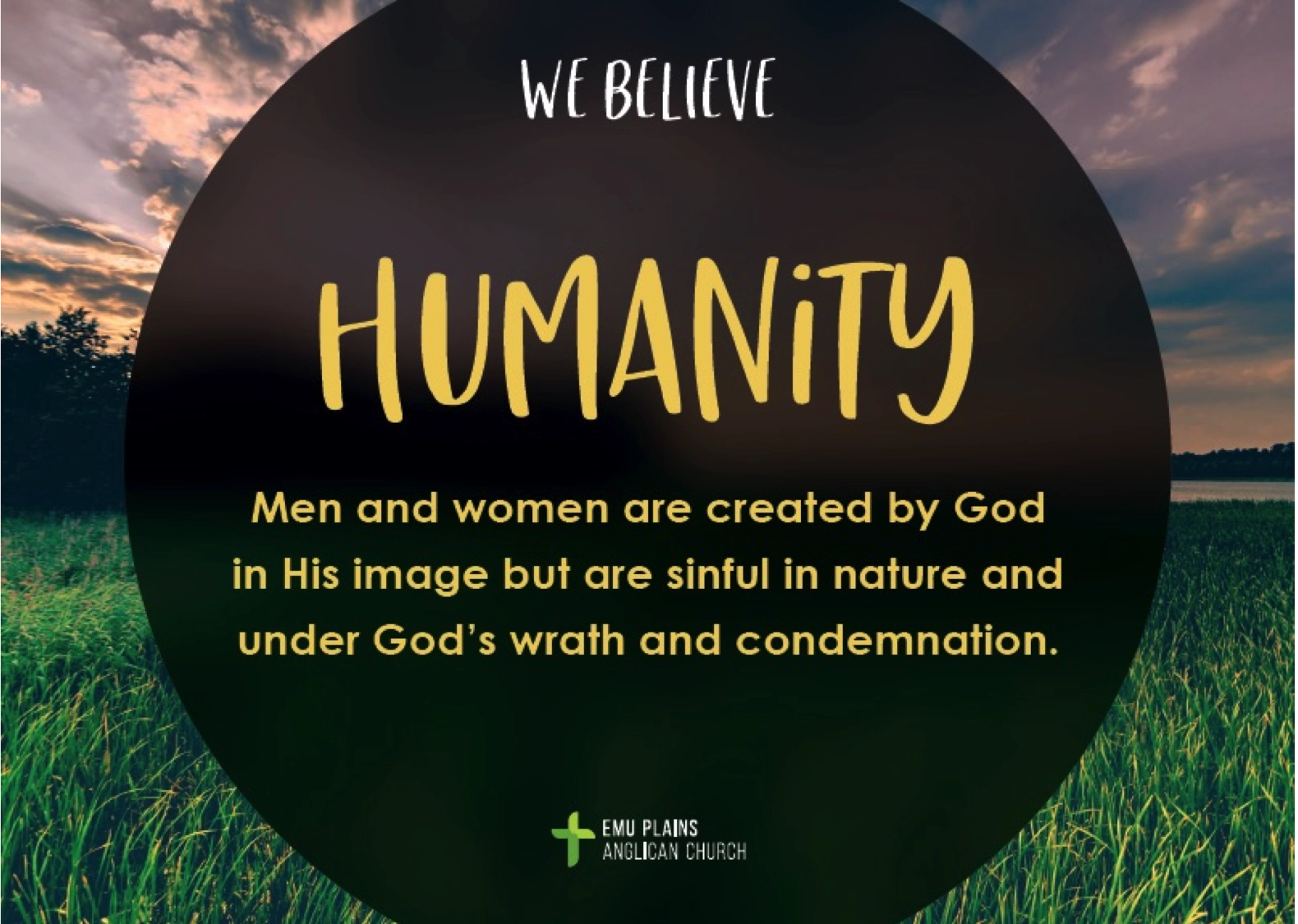 Bible Talk What We Believe Humanity Emu Plains Anglican Church