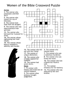Bible Trivia Crossword Puzzle WordMint