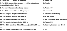 Bible Trivia Worksheet WordMint