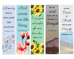 Bible Verse Bookmarks Printable Bookmarks Scripture Bible Markers Etsy
