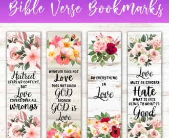 Bible Verse Bookmarks Printable Christian Bookmarks Bible Quotes Scripture Bookmark Bible Study Gifts Floral Bookmark For Women Etsy