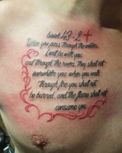 Bible Verse By Chado tattoo lovebloodinktattooii tattoosofinstagram lbi lbitattoo inked inkaddict besttatto