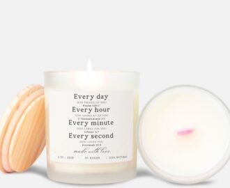 Bible Verse Candle MadeByFaith